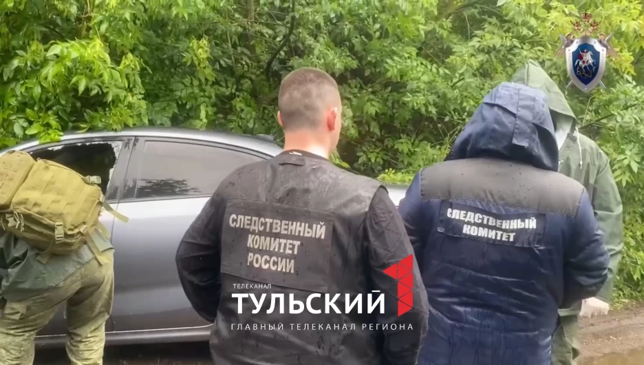 Кадры с места убийства.