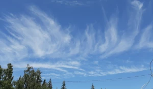 Удивительное перьевое небо показалось над Барнаулом