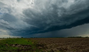 Завораживающие грозовые тучи перед бурей на Алтае запечатлел фотограф.