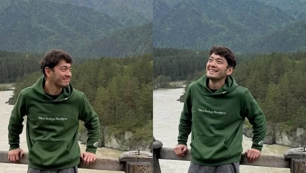 Звезда сериала «Нулевой пациент» Аскар Ильясов отдыхает на Алтае