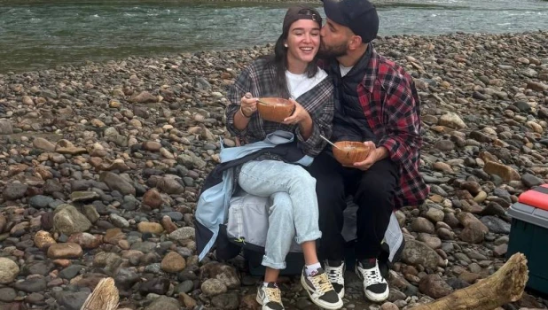 Ксения Бородина проводит медовый месяц на Алтае