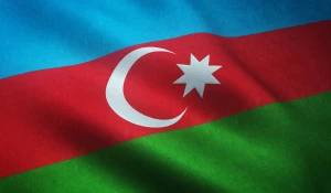 Флаг Азербайджана.