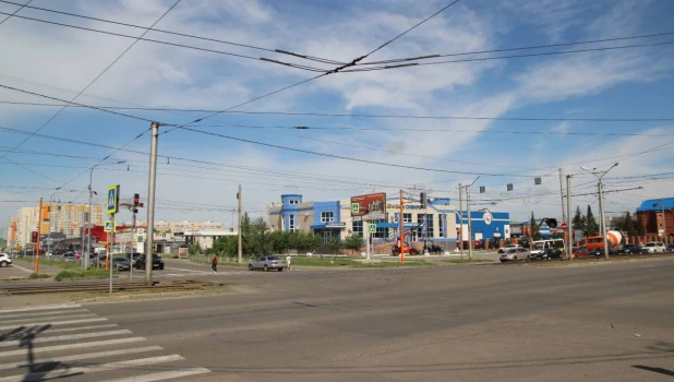 В Барнауле начинается ремонт трамвайных путей на перекрестке Попова-Балтийской