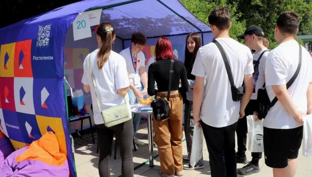 На фестивале профессий «Карьерный движ. Поколение ПРОФИ».