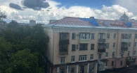 В Барнауле прошел сильный дождь.