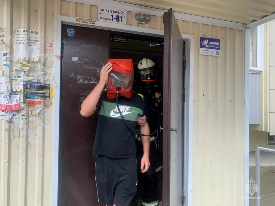 Крупный пожар из-за сигареты случился в Бийке