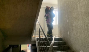 Крупный пожар из-за сигареты случился в Бийке