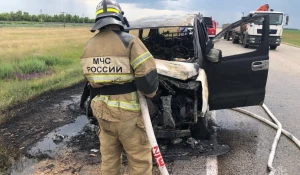 Четыре автомобиля за сутки сгорели а Алтайском крае