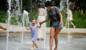 Фонтан в парке "Центральный".