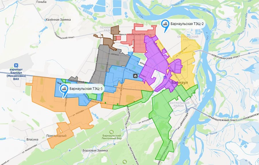 Стало известно, в каких районах Барнаула отключат горячую воду на две недели

