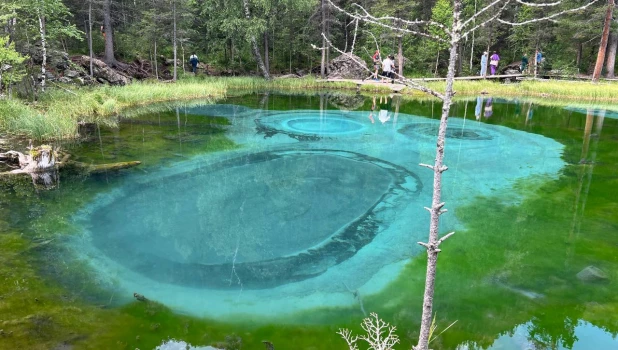 Гейзерное озеро. Республика Алтай.