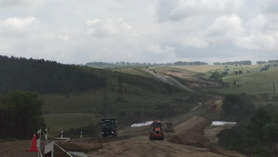 Реконструкция объезда у села Целинное.