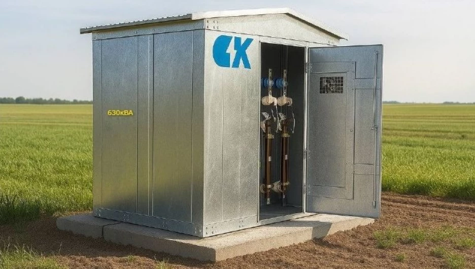 Оцинкованная КТПц-СК-КК-630кВА-10/0,4кВ УХЛ1.