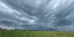 Гроза в Алтайском крае.