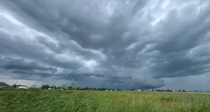 Гроза в Алтайском крае.