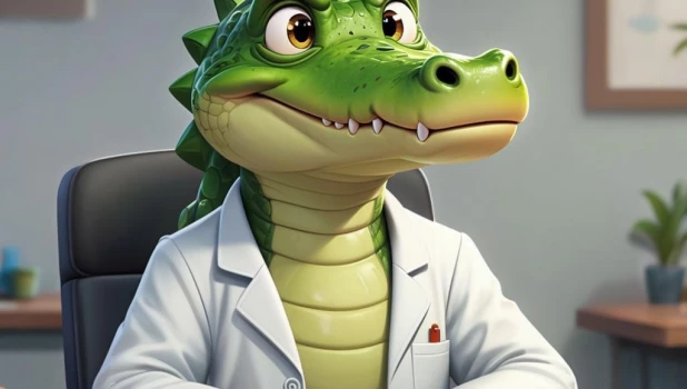 Крокодил в наркодиспансере. 