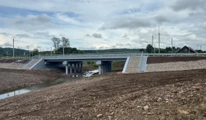 Завершили реконструкцию аварийного моста через реку Ушлеп