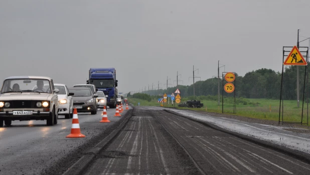 Завершается ремонт Чуйского тракта в Алтайском крае