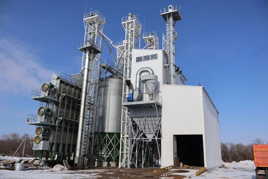 ООО «КДВ-Агро». Производительность до 160 т/ч. Кемеровская область.