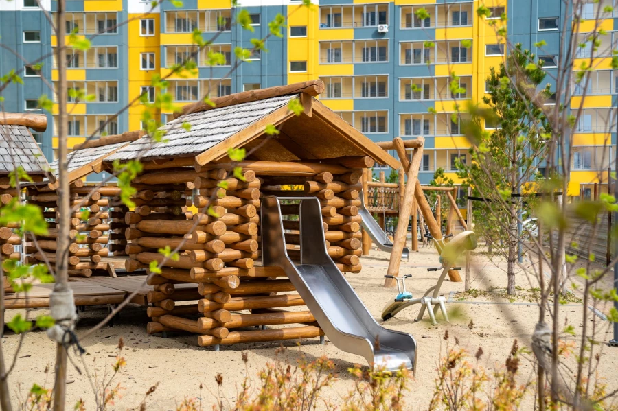 Квартал «Аквамарин» в Новосибирске.