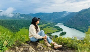 Анастасия Сиваева на Алтае.