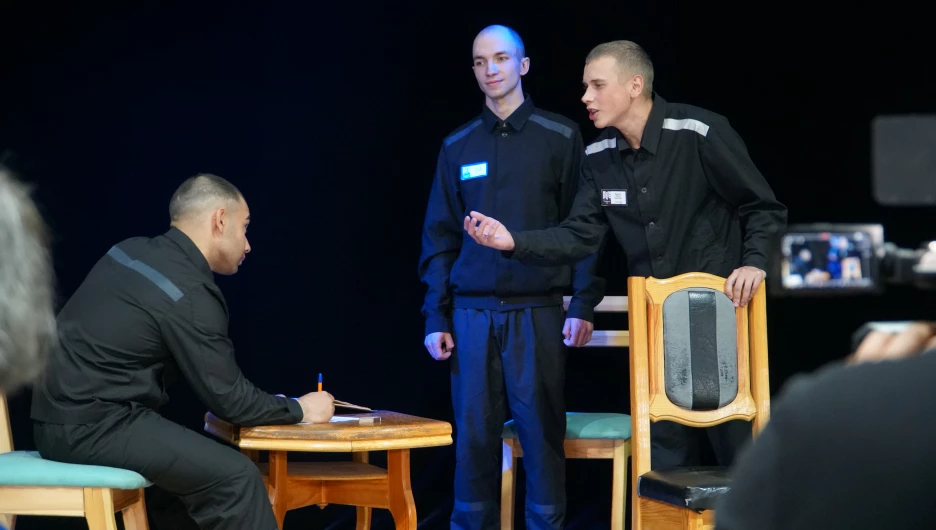 Постановка спектакля в ЛИУ-1 Барнаула.