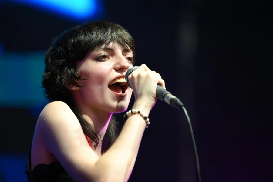 Фестиваль «Снова в СССР» на Алтае. Группа «Дикие камни». Ксения Романовцева.