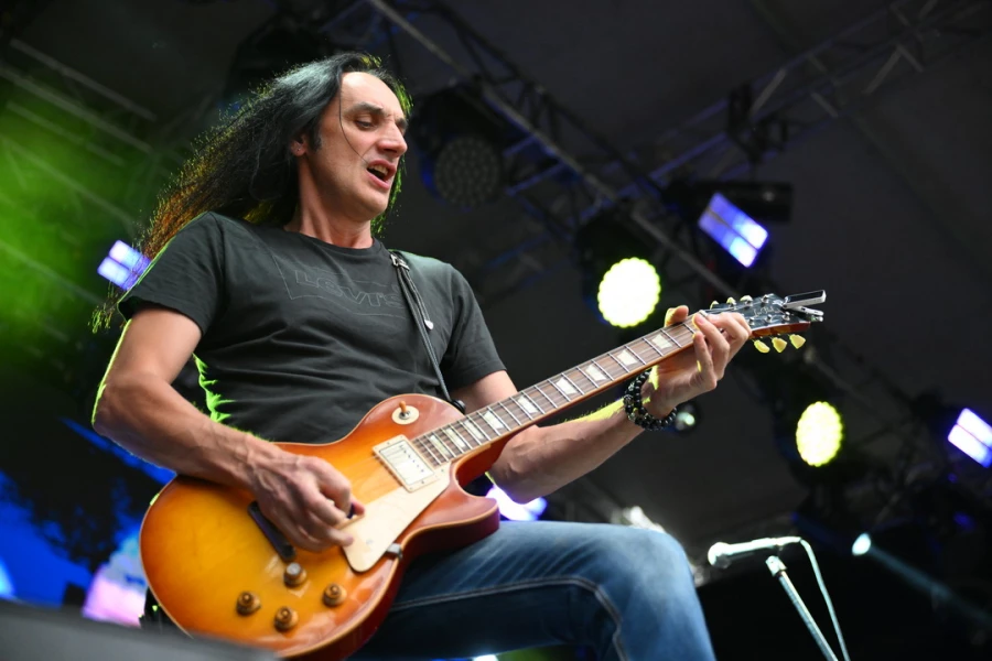 Фестиваль «Снова в СССР» на Алтае. Группа «Ракета». Евгений Коллини.