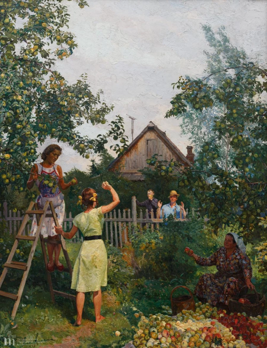 Картина &quot;Сбор яблок&quot;