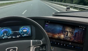 В автомобилях КАМАЗ стали доступны онлайн-кинотеатр, музыка и книги.