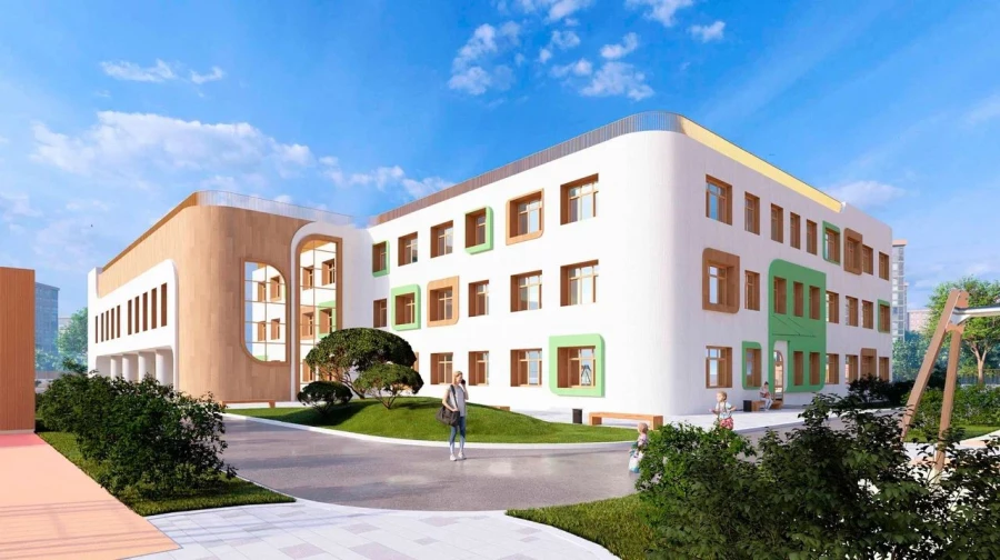 Эскизный проект детского сада в Нью Терра.