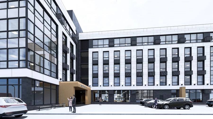 Бизнес центр Нью Терра входные группы.