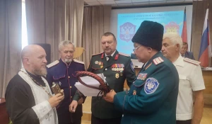 Выбрали нового атамана в Алтайском отдельском казачьем обществе.