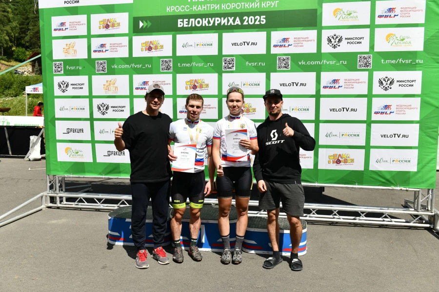 Победители Чемпионата России по велоспорту в дисциплине маунтинбайк.