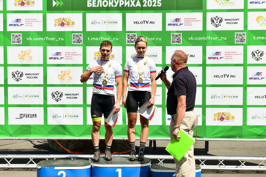 Победители Чемпионата России по велоспорту в дисциплине маунтинбайк.