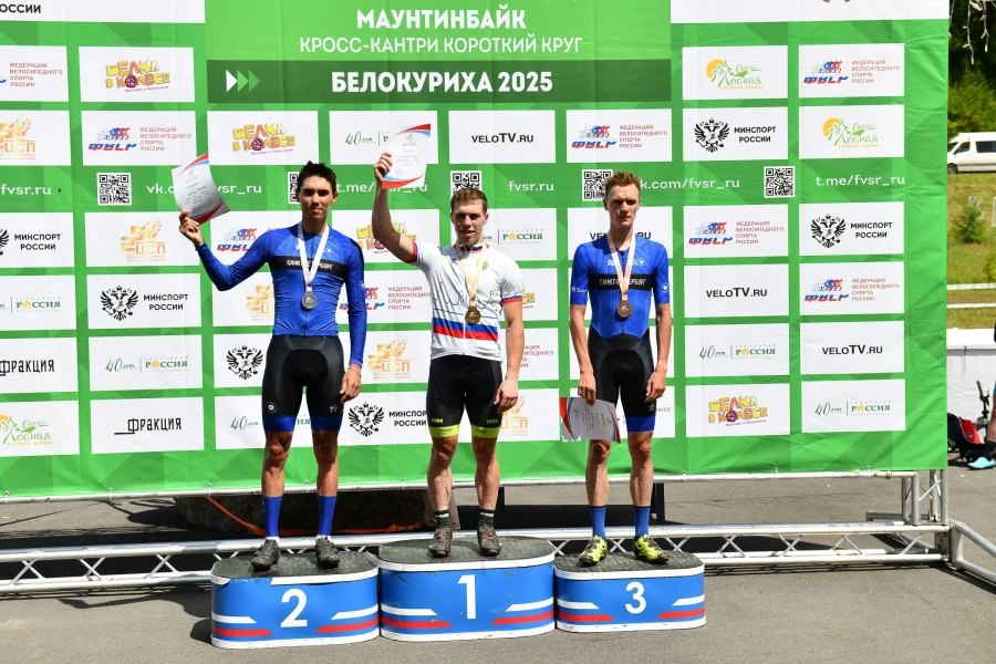 Победители Чемпионата России по велоспорту в дисциплине маунтинбайк.