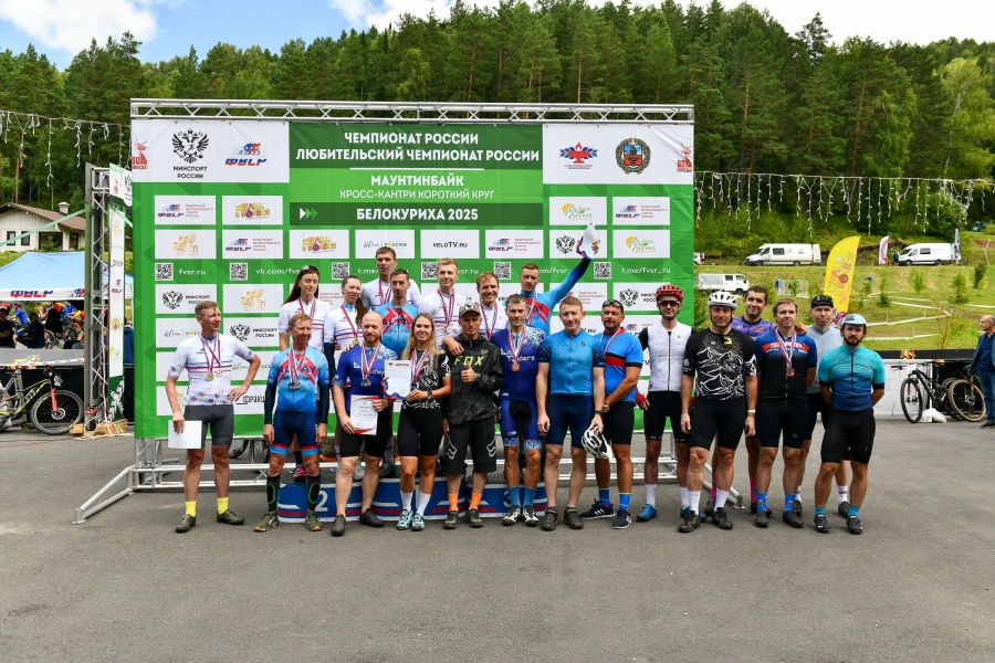 Победители Чемпионата России по велоспорту в дисциплине маунтинбайк.