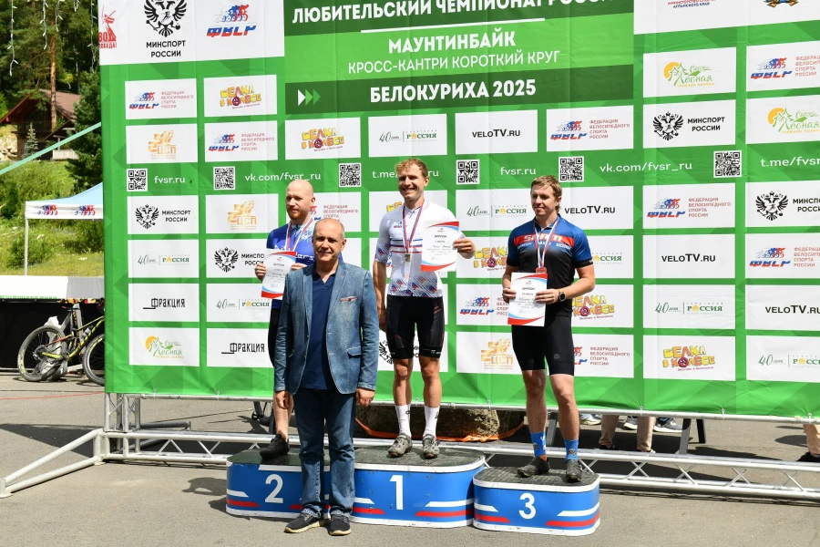 Победители Чемпионата России по велоспорту в дисциплине маунтинбайк.