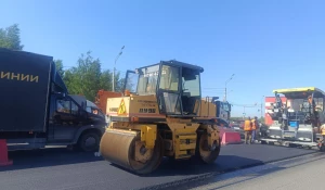 Продолжается ремонт Павловского тракта в Барнауле