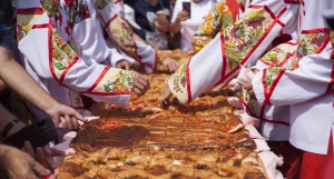 Завершение Шукшинского кинофестиваля в Сростках.