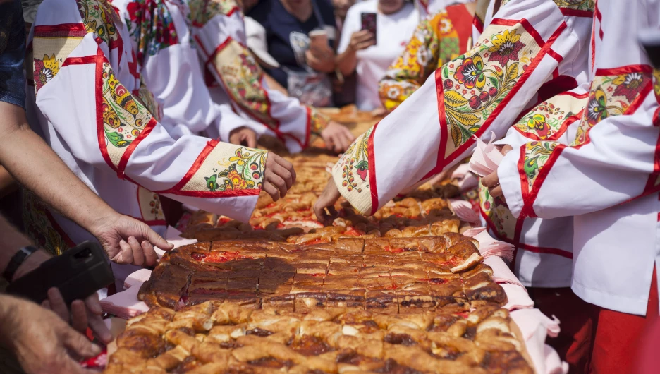 Завершение Шукшинского кинофестиваля в Сростках.