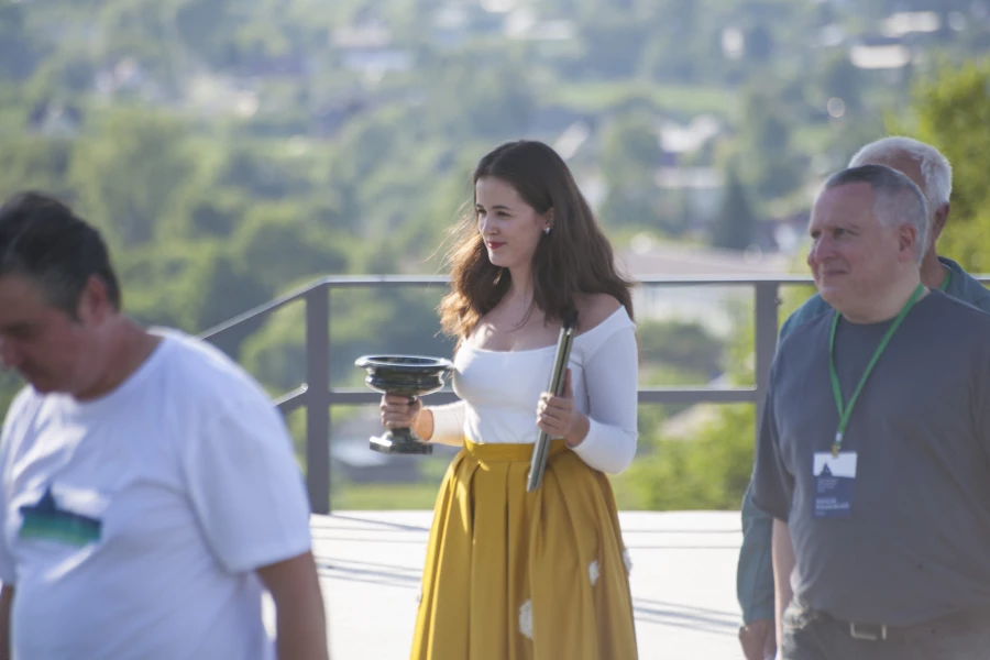 Завершение Шукшинского кинофестиваля в Сростках.