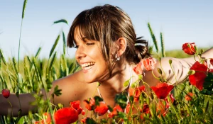 Девушка летом.