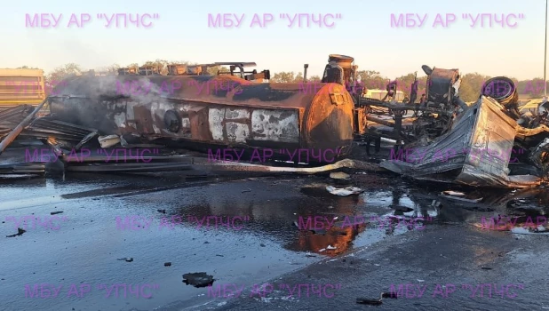 Массовая авария в Ростовской области.