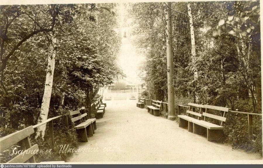 Сад Школьного общества (Общества попечения народному образованию).