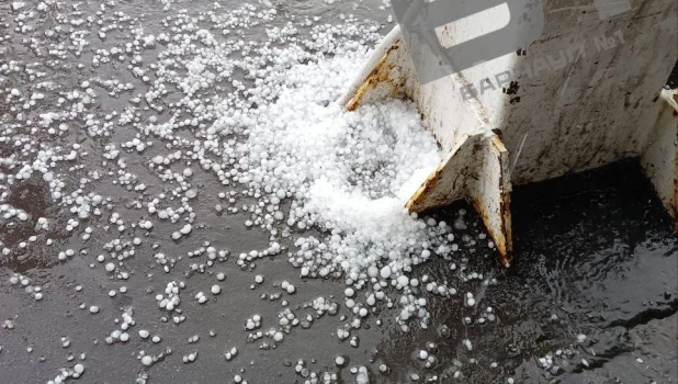 Град в Барнауле.