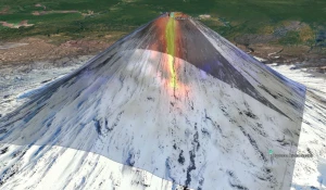 Вулкан Ключевской.