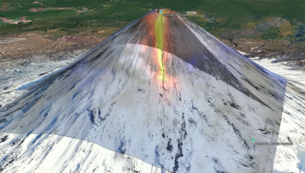 Вулкан Ключевской.