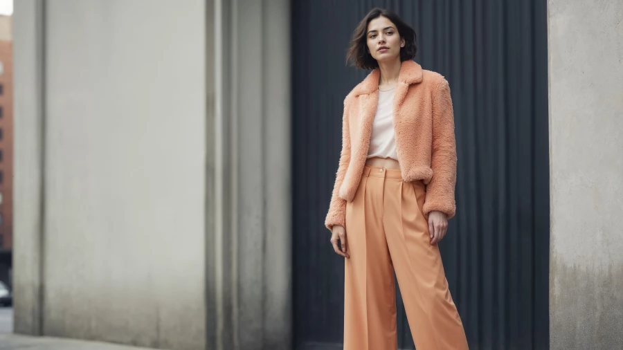 Широкие брюки.