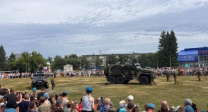 День ВДВ в Барнауле.